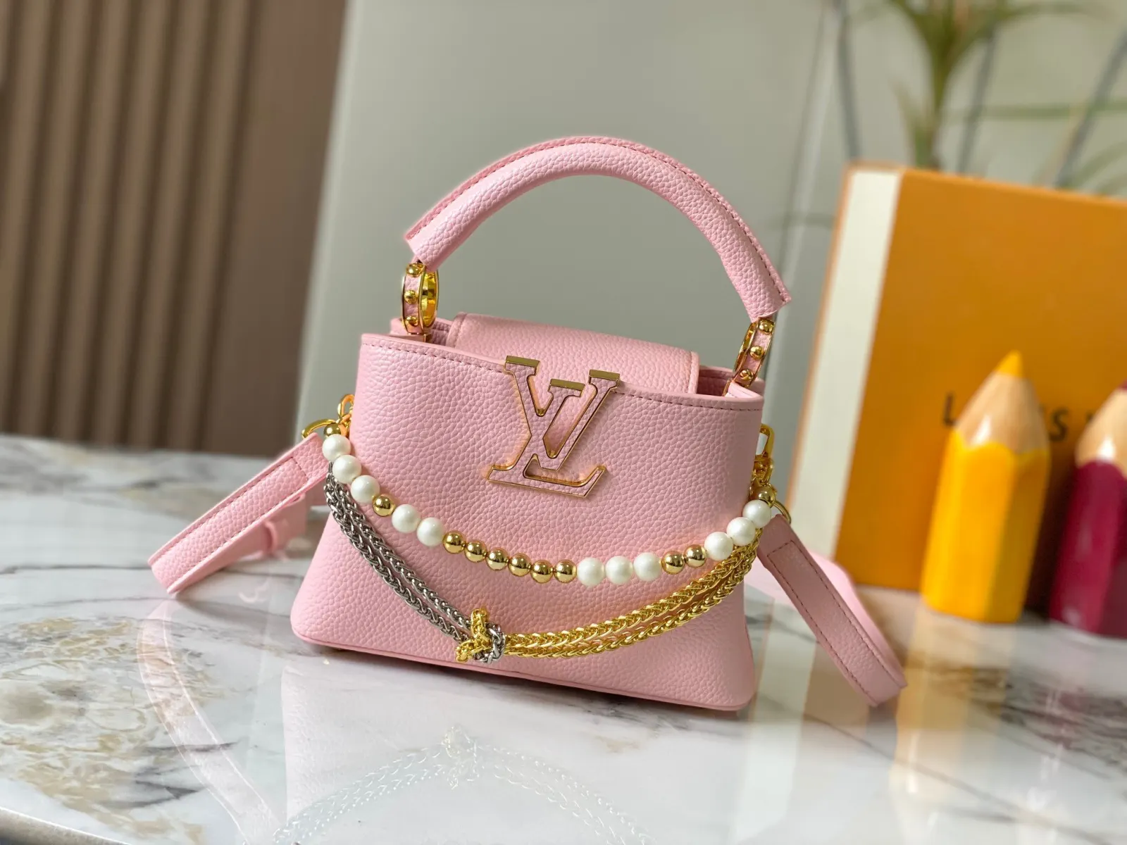 Chain Bag Leather