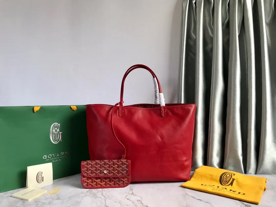 Goyard 白色 深藍 小牛皮 托特包 大容量托特款