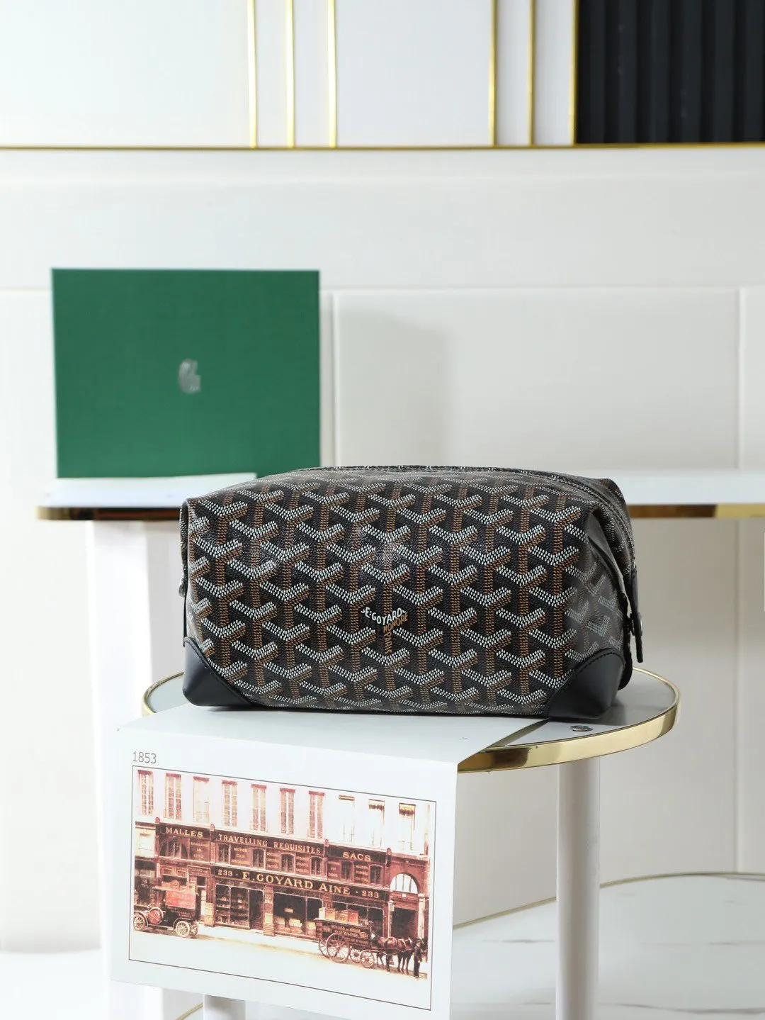 Goyard 戈雅 化妝 收納袋 内里有 手拿包 精致手拿款