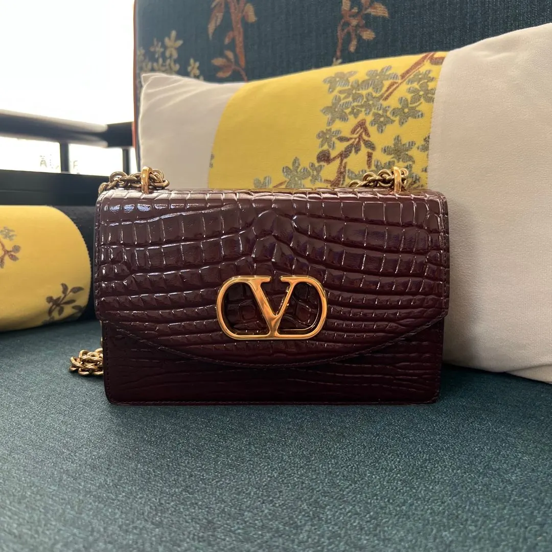 Gold Chain Bag Leather