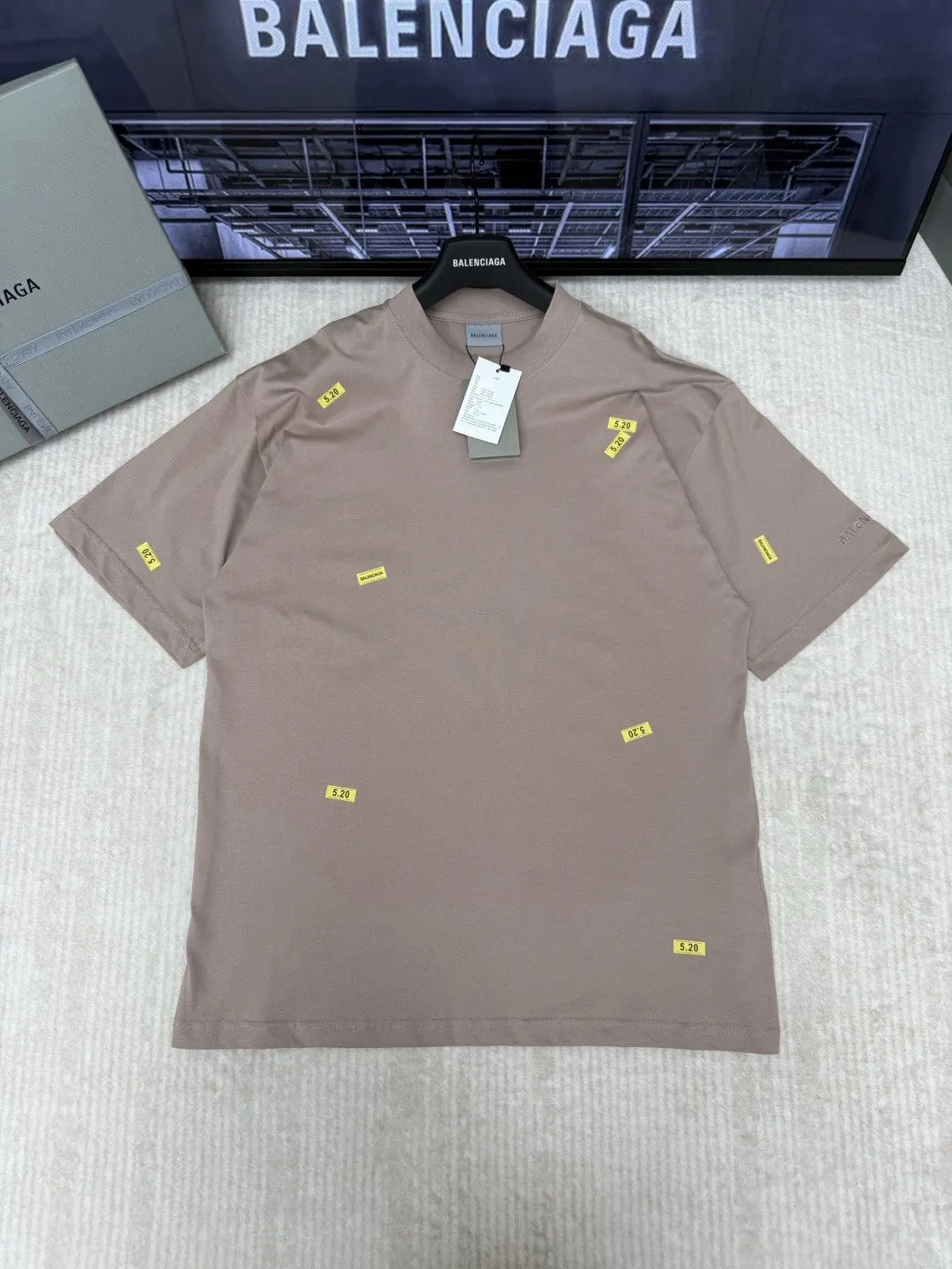 Balenciaga 純棉 短袖T恤 宽松休閒款