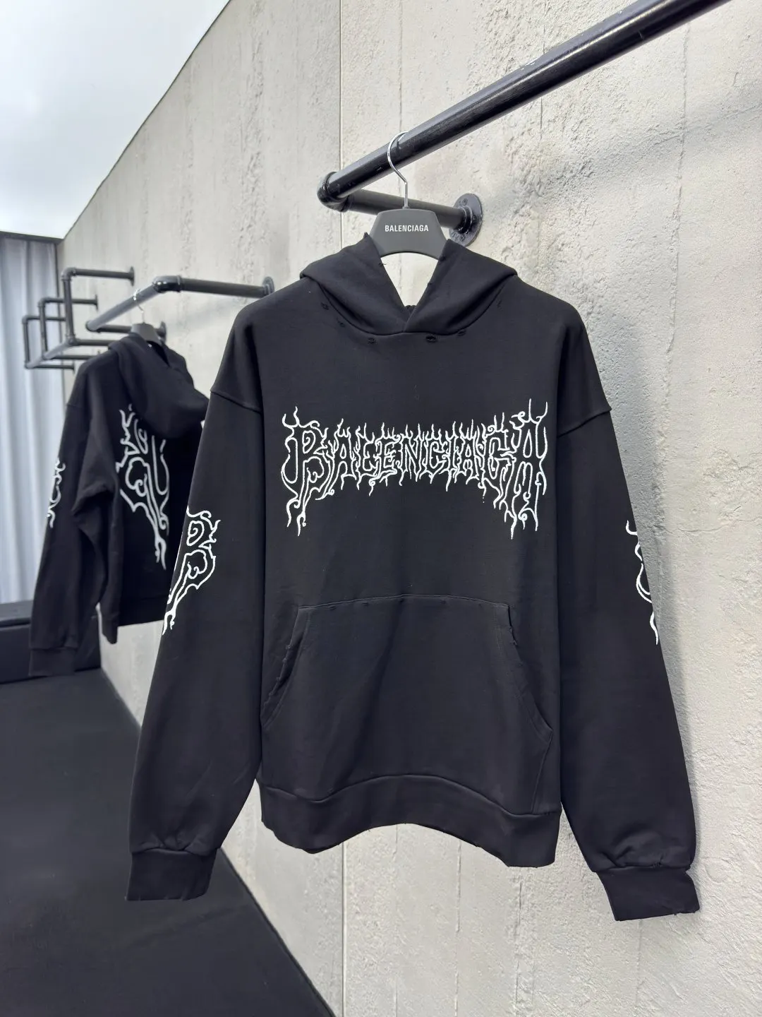 Balenciaga 黑色 純棉 Logo 棒球帽 精致搭配款
