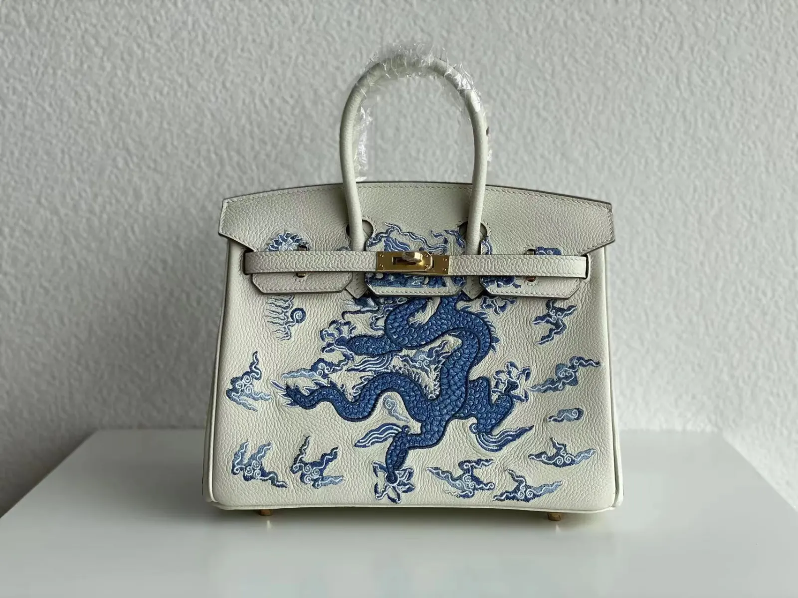 Hermes Birkin 奶昔白 Togo牛皮 手提包 25cm 經典款