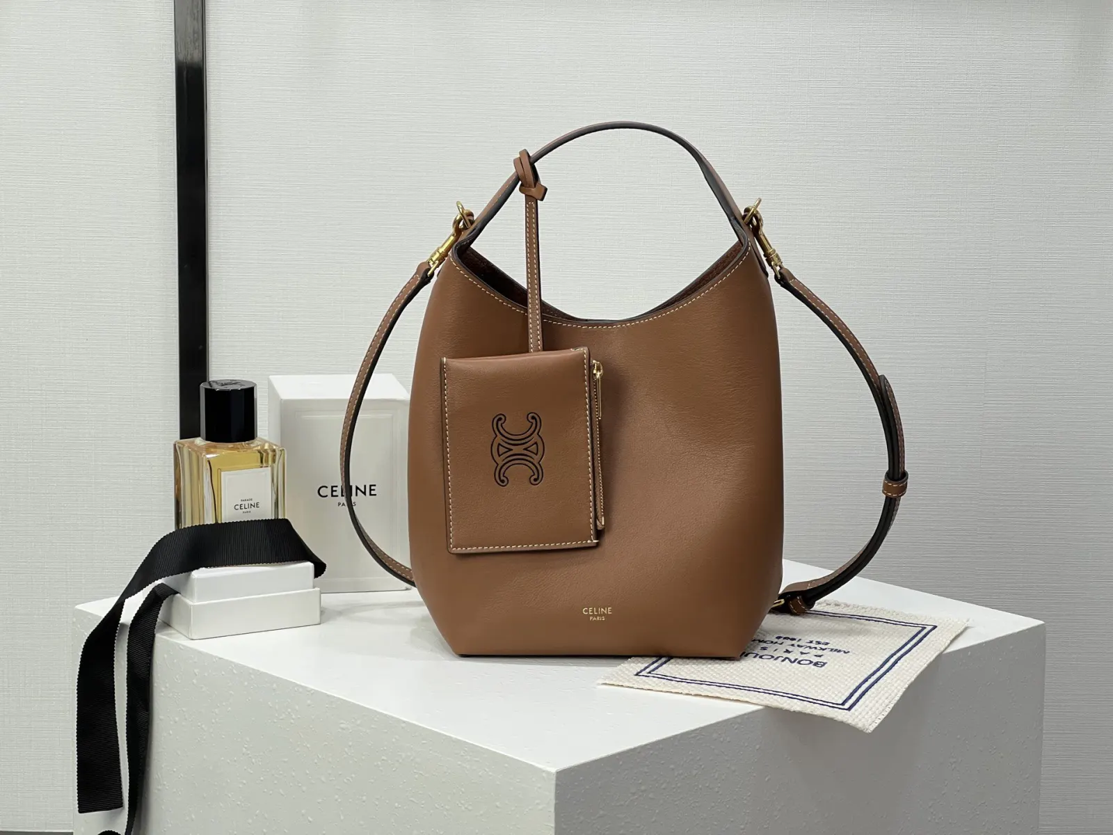 Bucket Bag Casual Leather