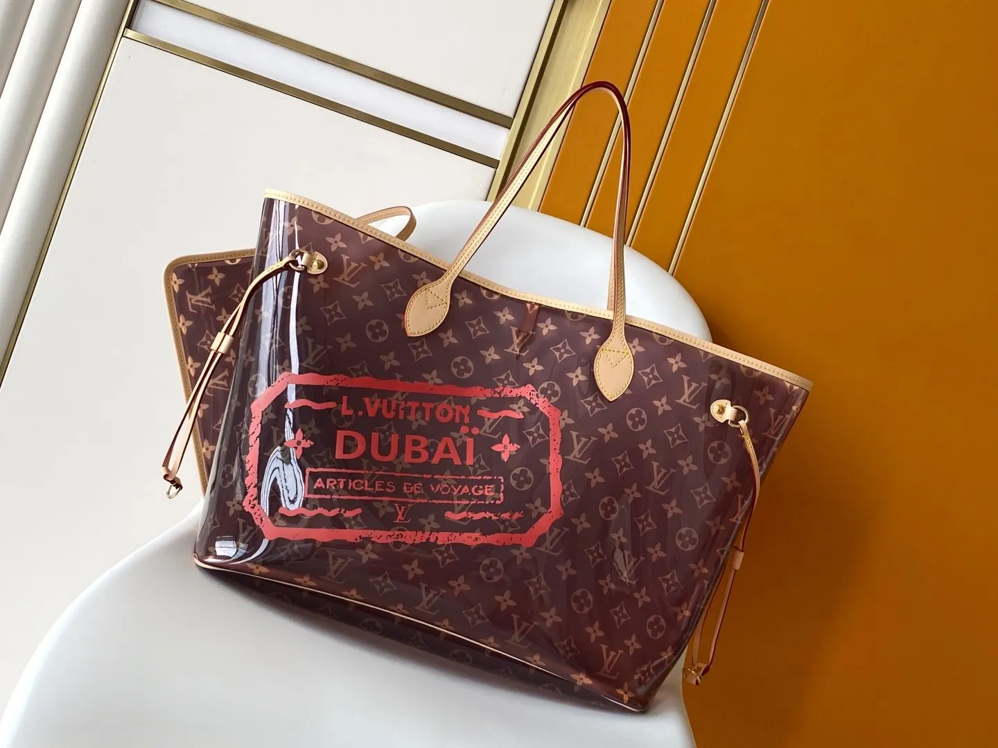 Neverfull 棕色 蓝色 牛皮 托特包 大容量托特款