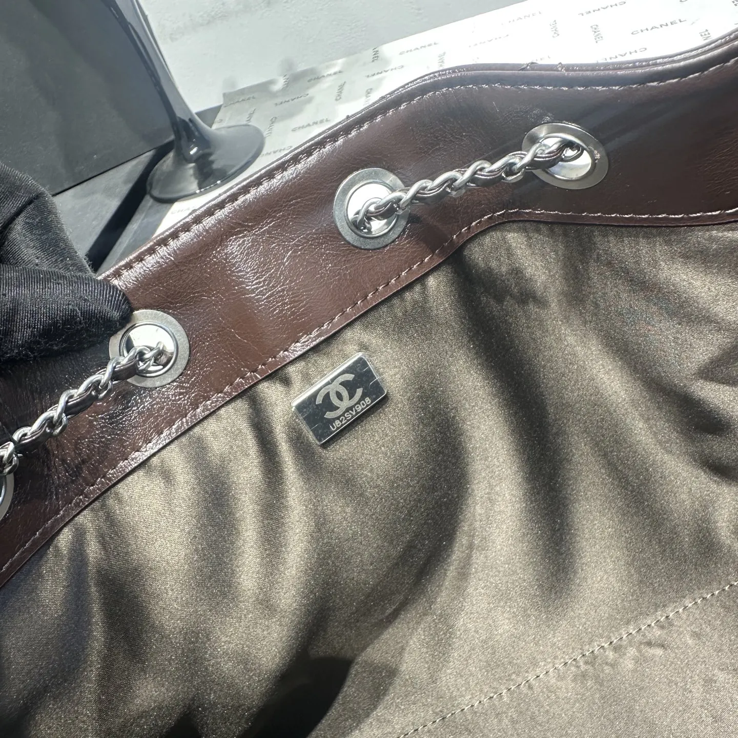 White Hobo Shoulder Bag Vintage Leather
