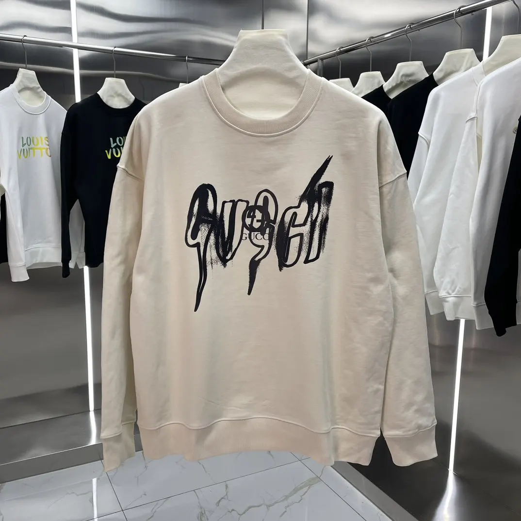 Gucci Logo印花圓領衛衣