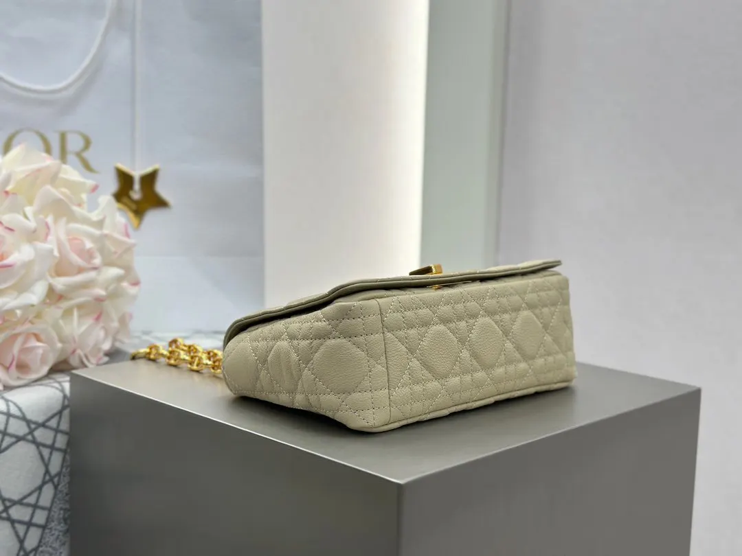 Beige Crossbody Bag Lightweight Leather