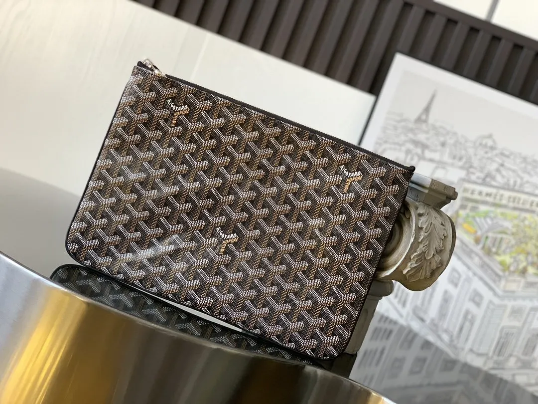 Goyard 黑色 鼎鼎戈雅 手拿包 精致手拿款