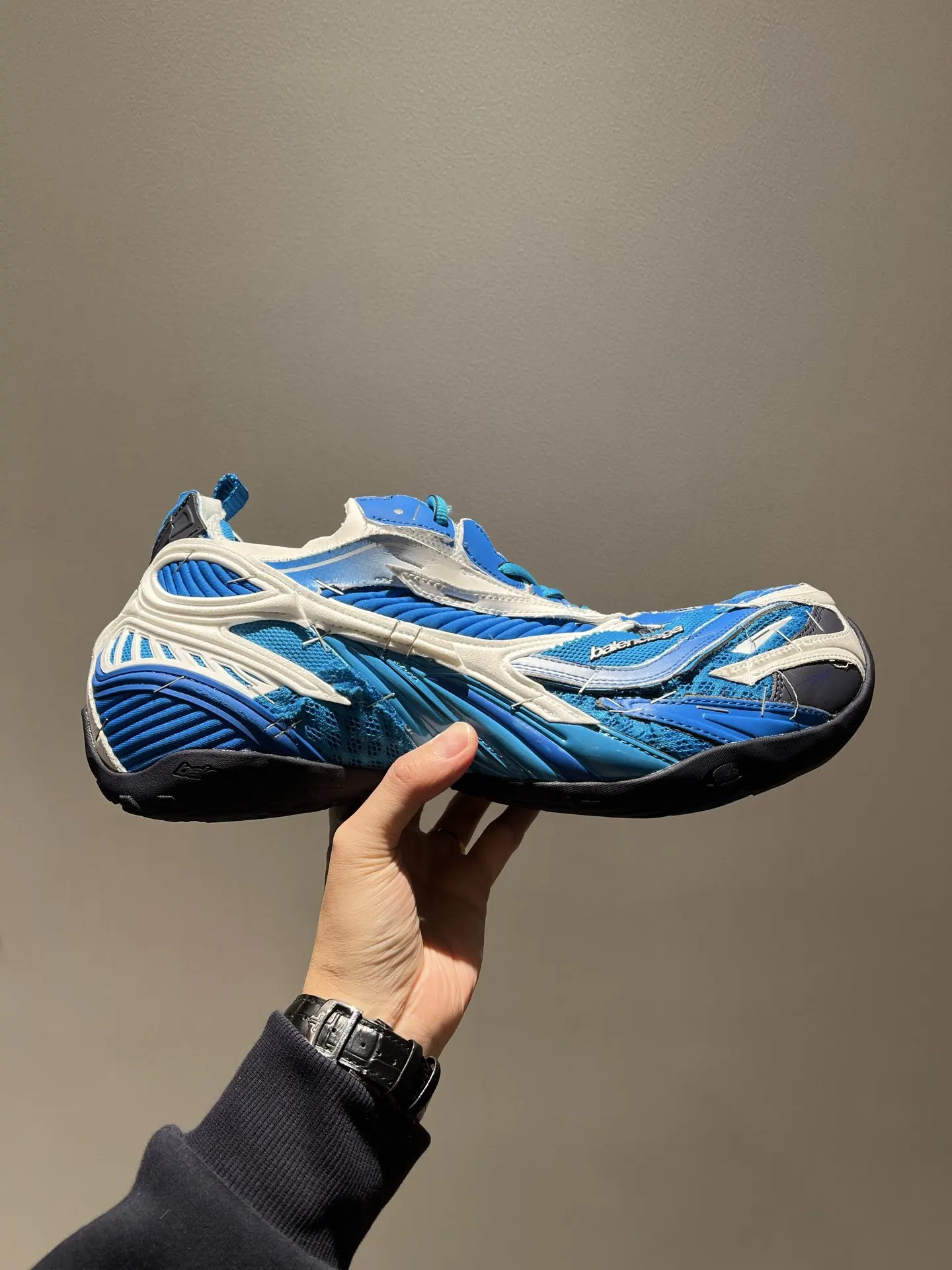 Balenciaga 藍色 運動鞋 休閒運動款