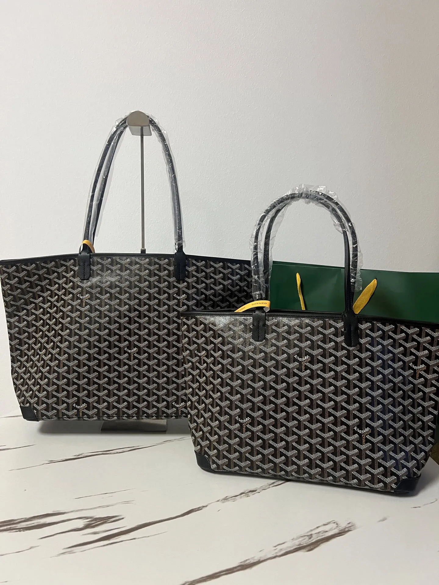 Goyard 黑色 牛皮 托特包 大容量托特款