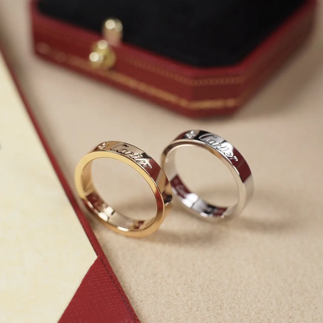 Cartier 戒指 优雅指环款