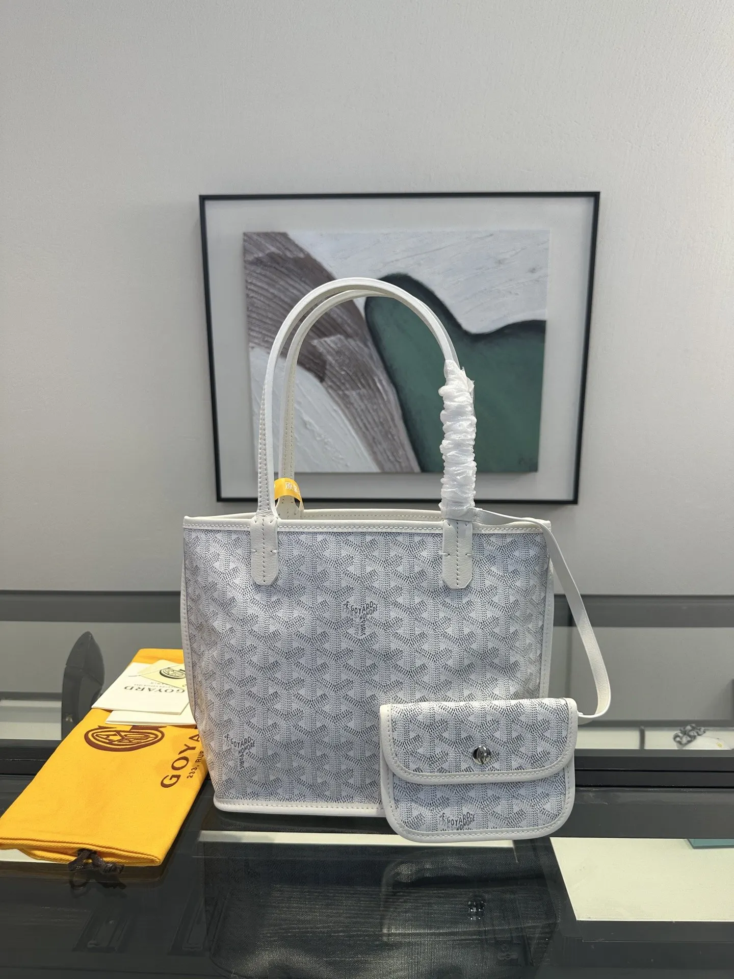 Goyard 白色 小牛皮 托特包 大容量托特款