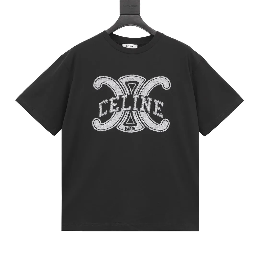 Celine 23SS 印花 纯棉 短袖T恤 日常百搭款