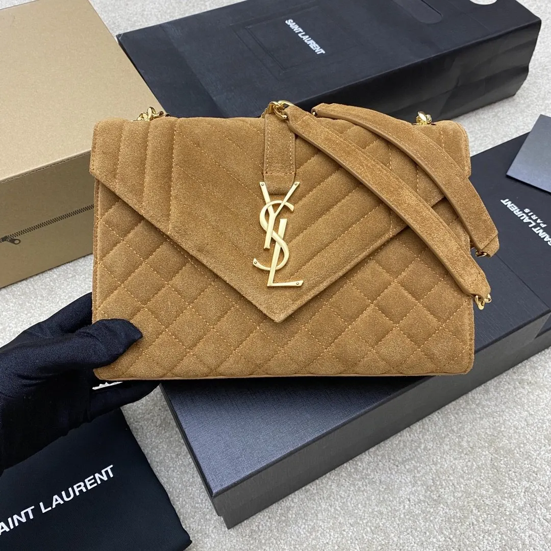 Brown Chain Bag Leather