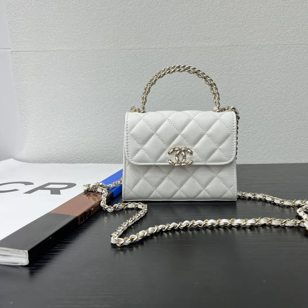 CHANEL 牛皮Kelly手柄包 手提斜挎