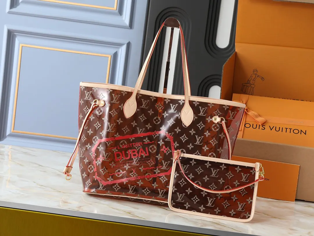 Neverfull 牛皮 托特包 大容量托特款