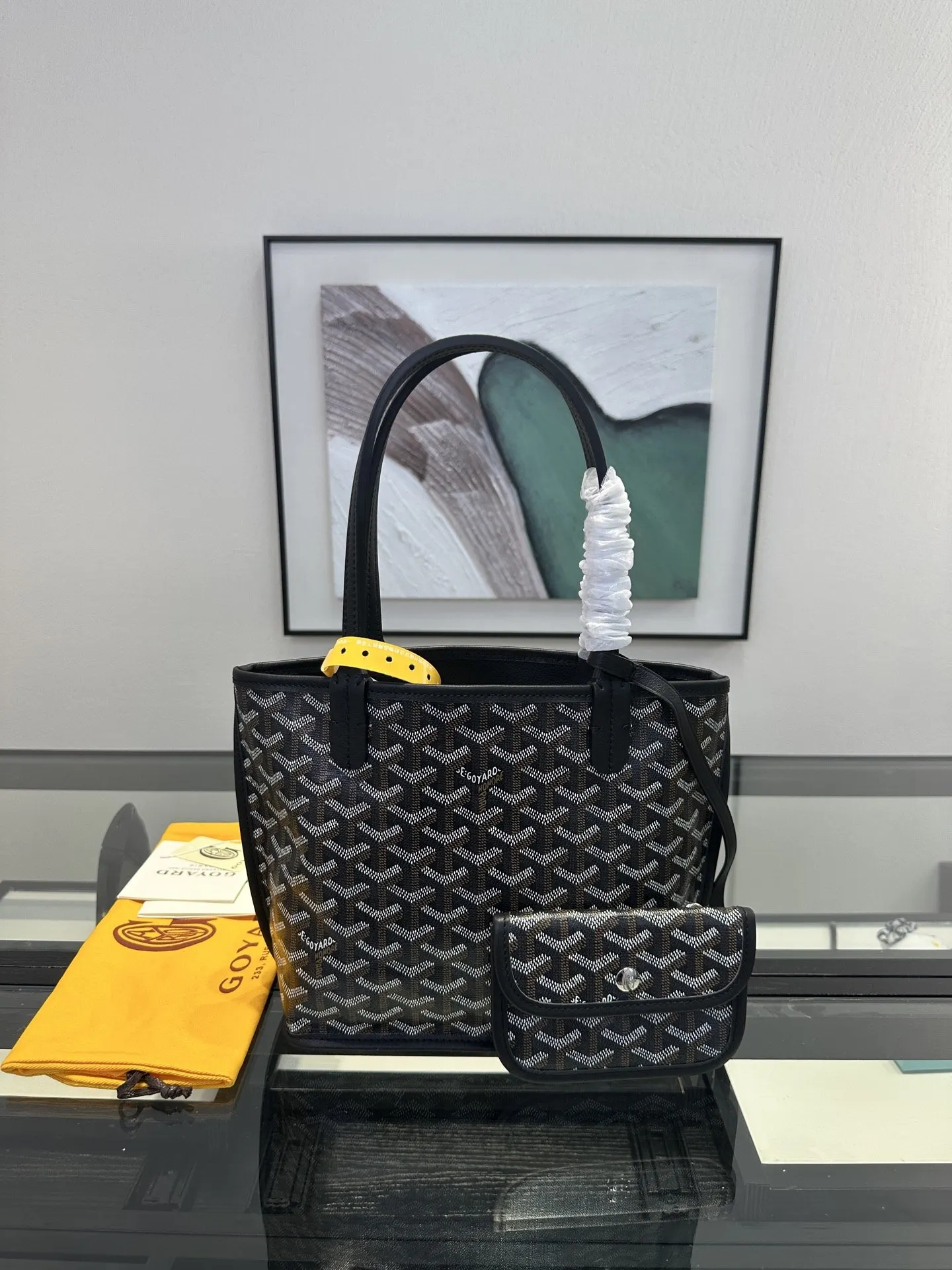 Goyard 黑色 小牛皮 托特包 大容量托特款