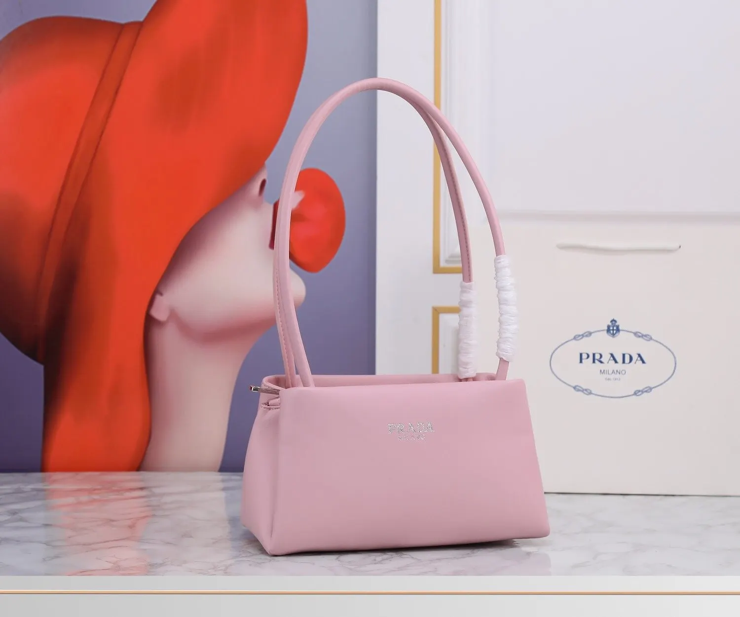 PRADA 牛皮 羊皮 單肩包 日常通勤款