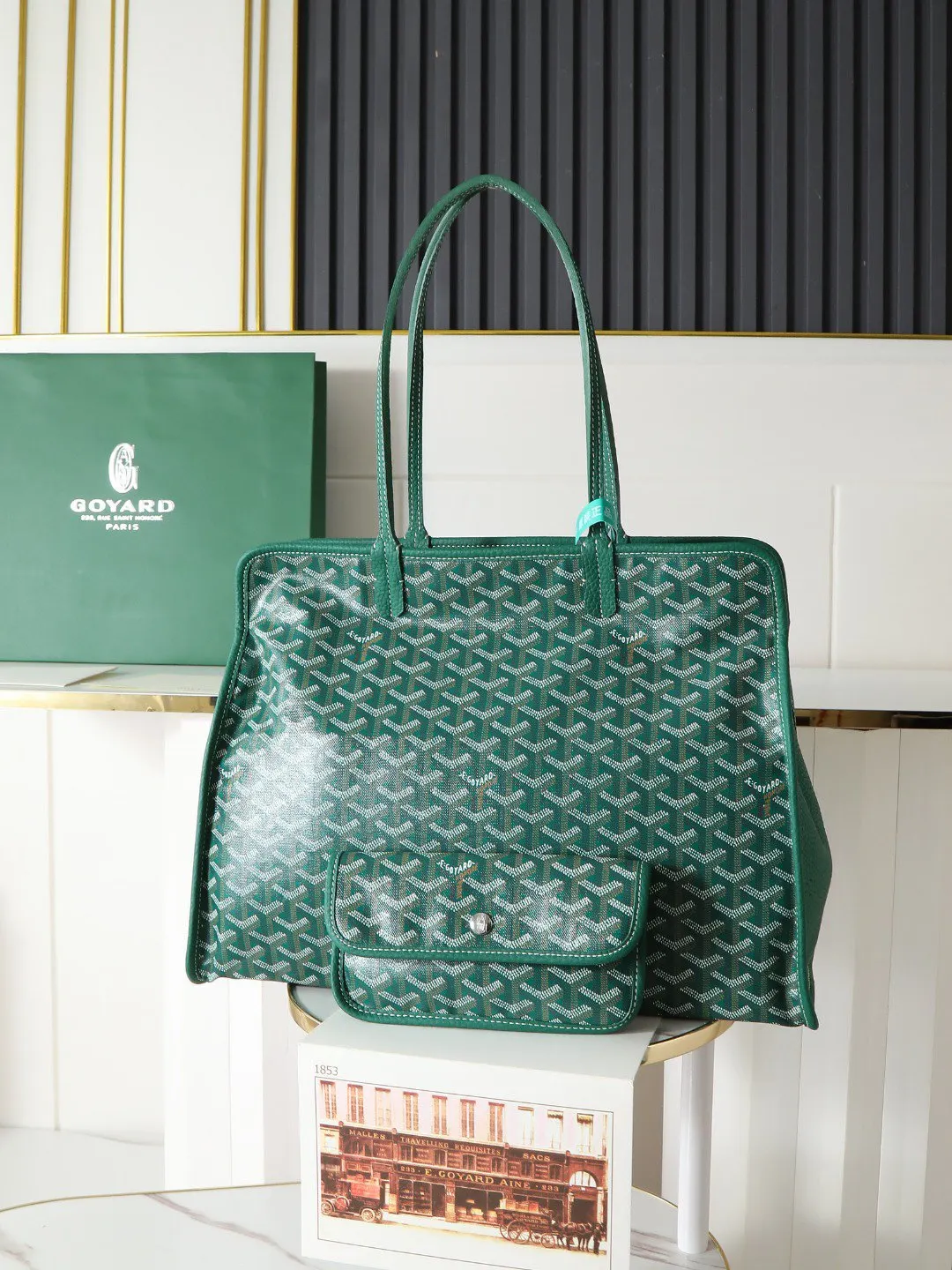 Green Top Handle Bag Commuter