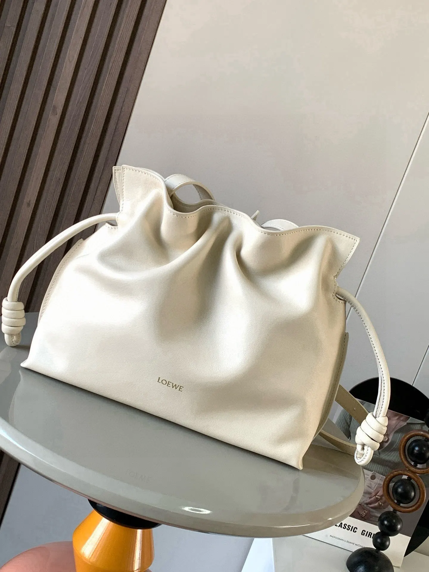 Loewe 小牛皮 新版梦福袋 纳帕牛皮革Flamenco手拿包福袋 托特包 大容量托特款