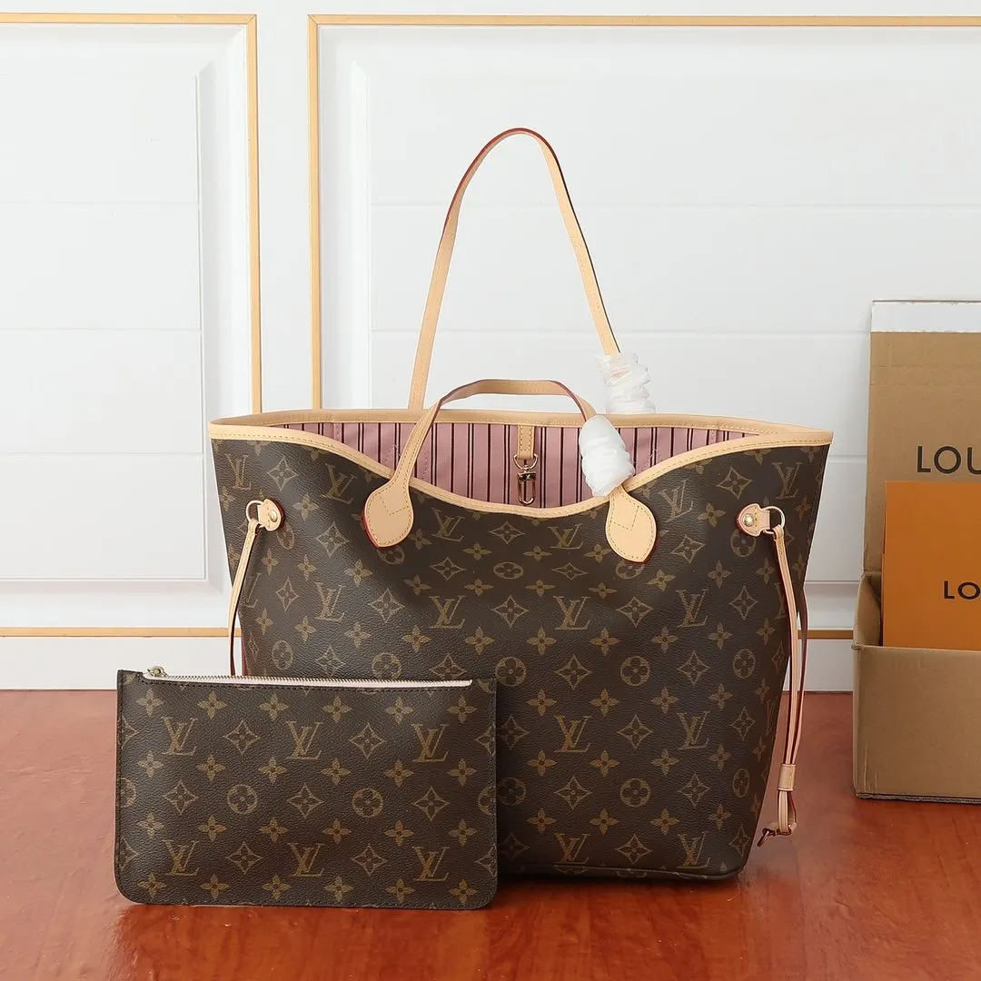 LV Neverfull 帆布 手拿包 精致手拿款