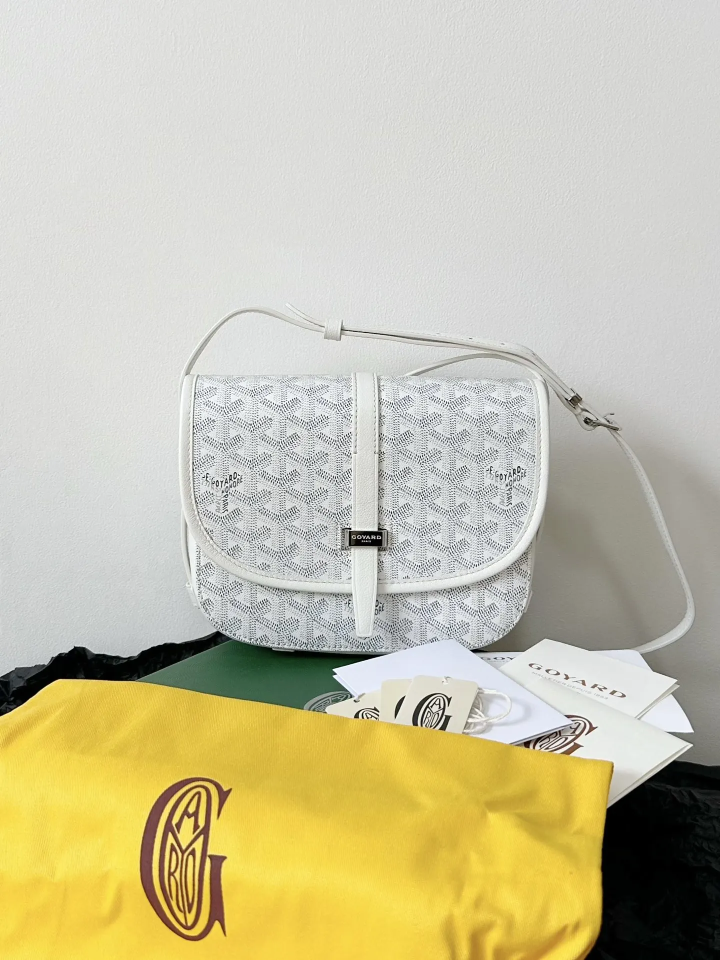 Goyard White Crossbody Bag Lightweight