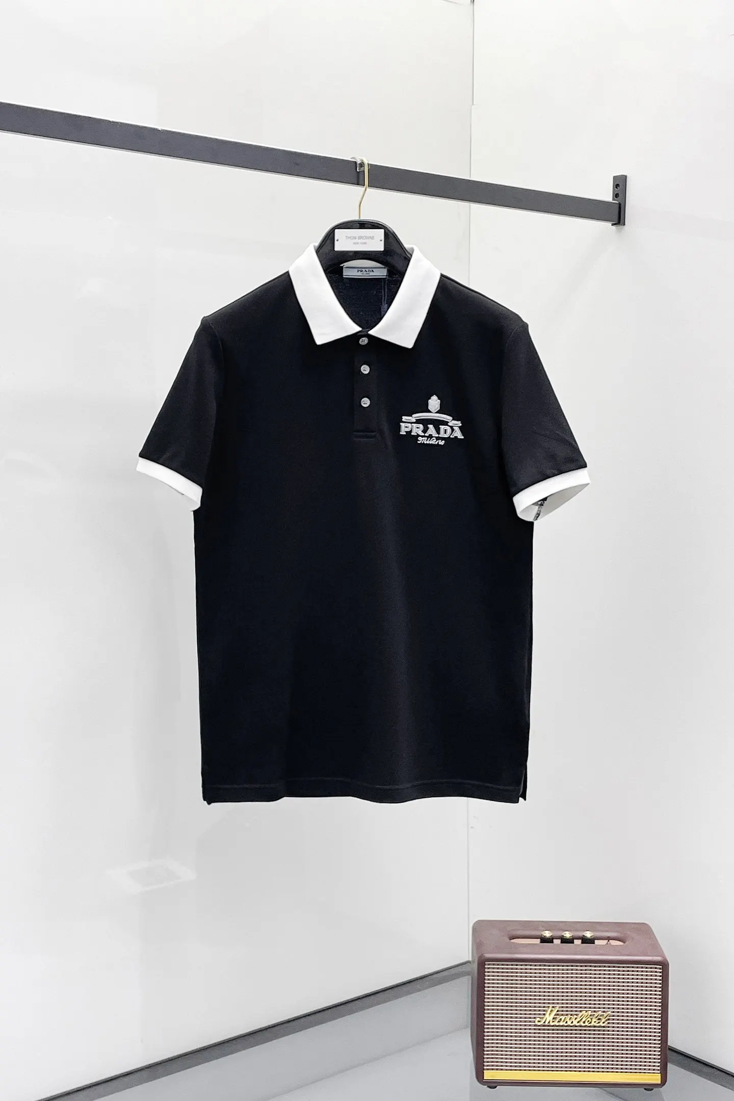 PRADA 棉质 Logo Polo衫 休閒百搭款