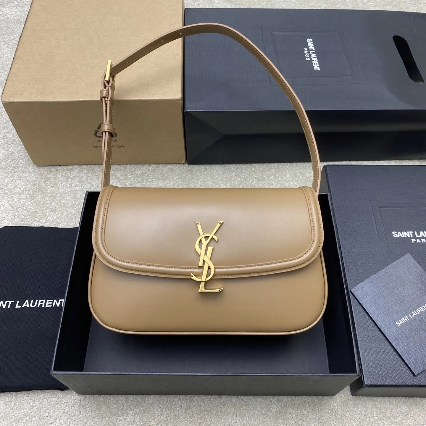 YSL 羊皮 復古新风尚 优雅知性大方的一款百搭包包 單肩包 日常單肩背款
