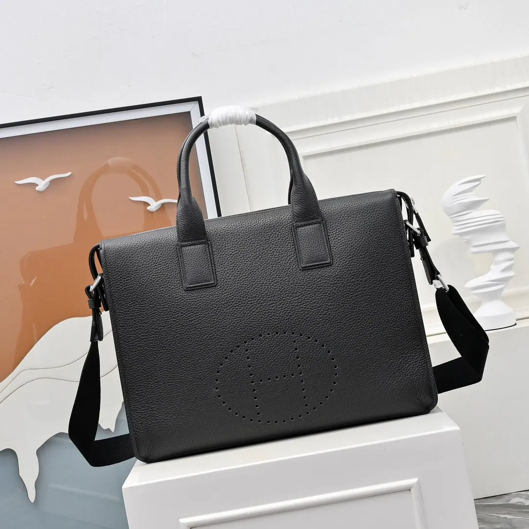 Hermes 牛皮 公文包 商務通勤款
