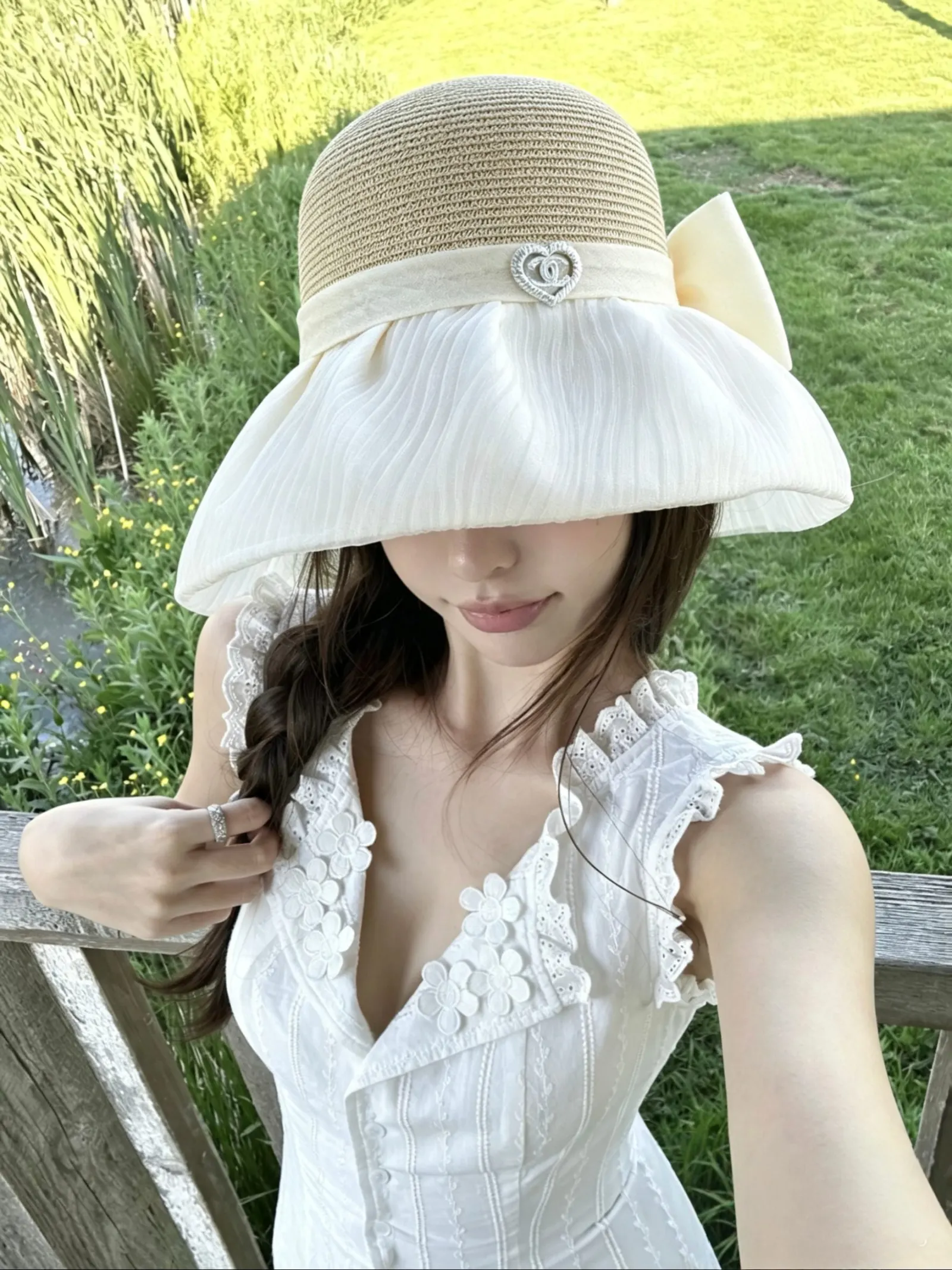 Chanel 编织 遮阳 渔夫帽 休闲遮阳 帽子