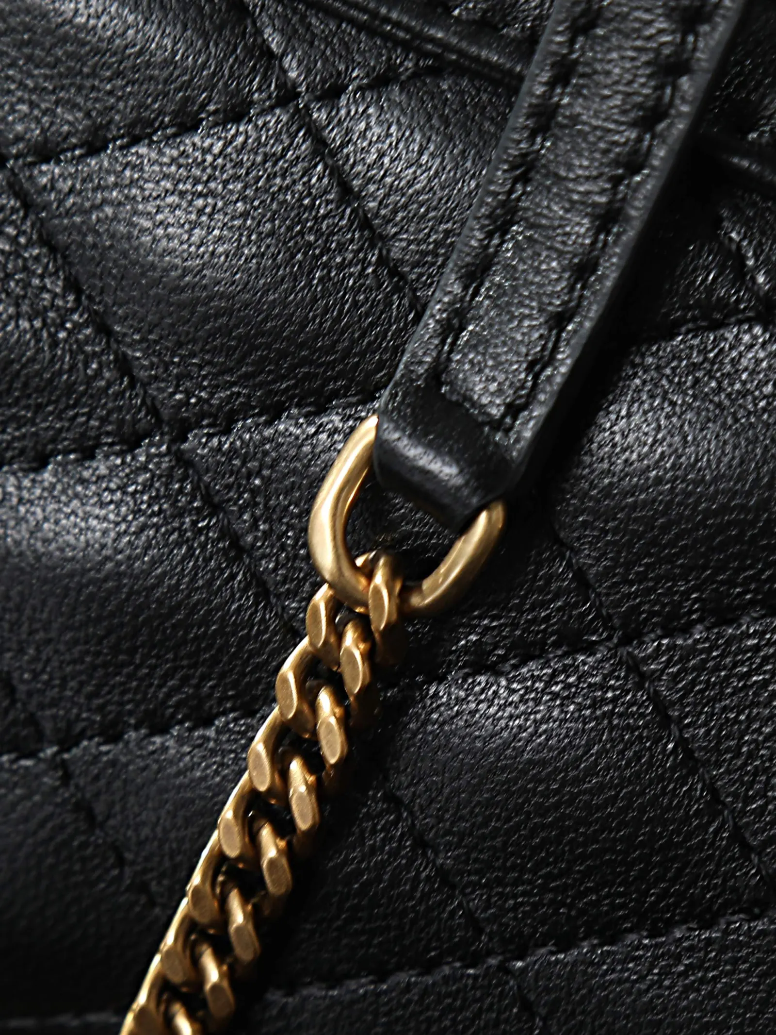 Gold Hobo Shoulder Bag Vintage