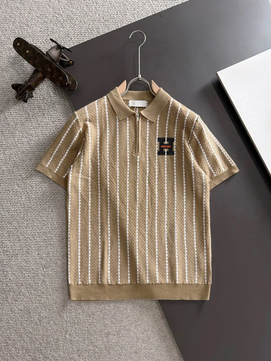 Hermes 刺繡 純棉 針織衫 質感針織款