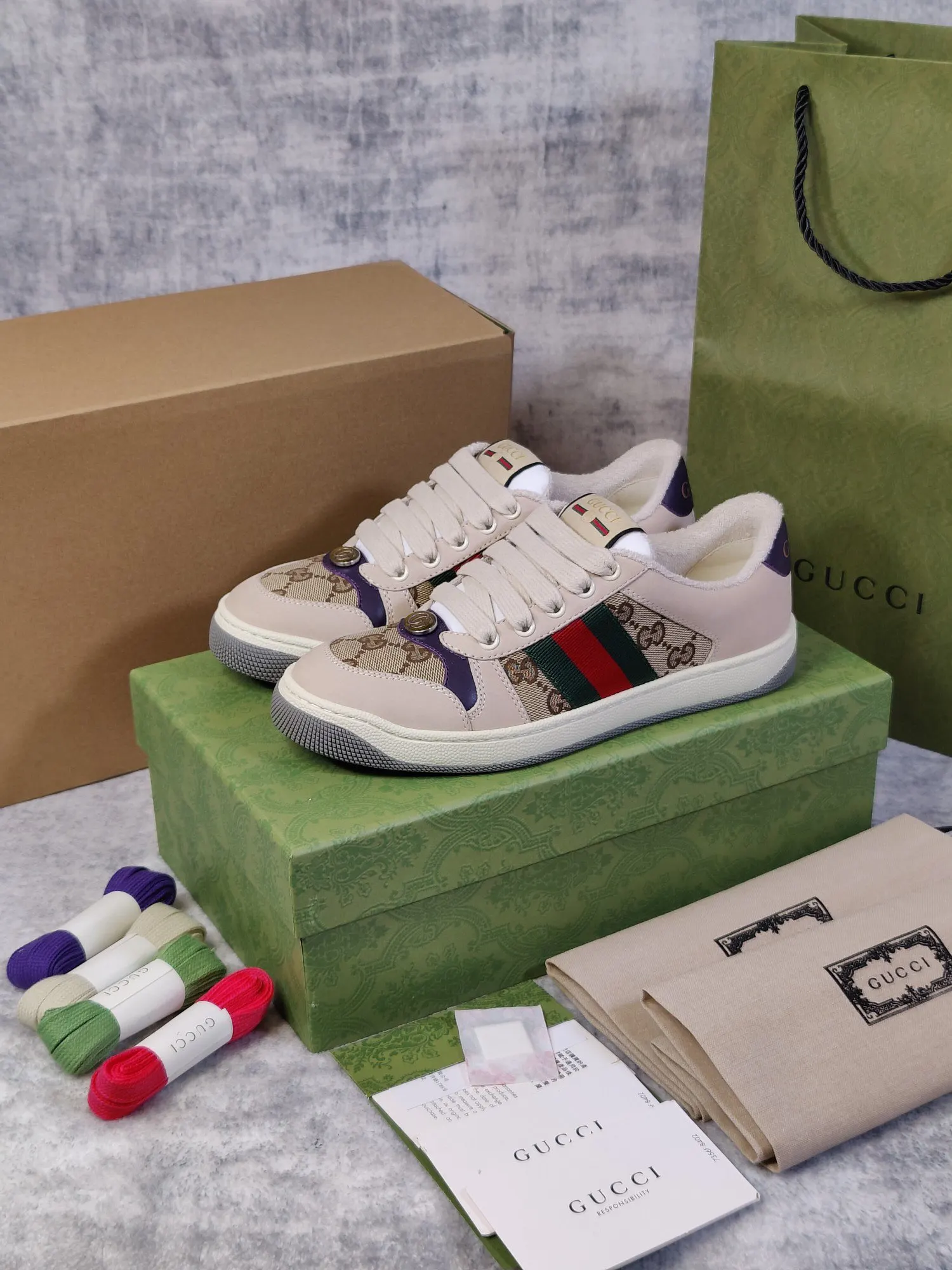 Gucci Logo休閒運動鞋 百搭款