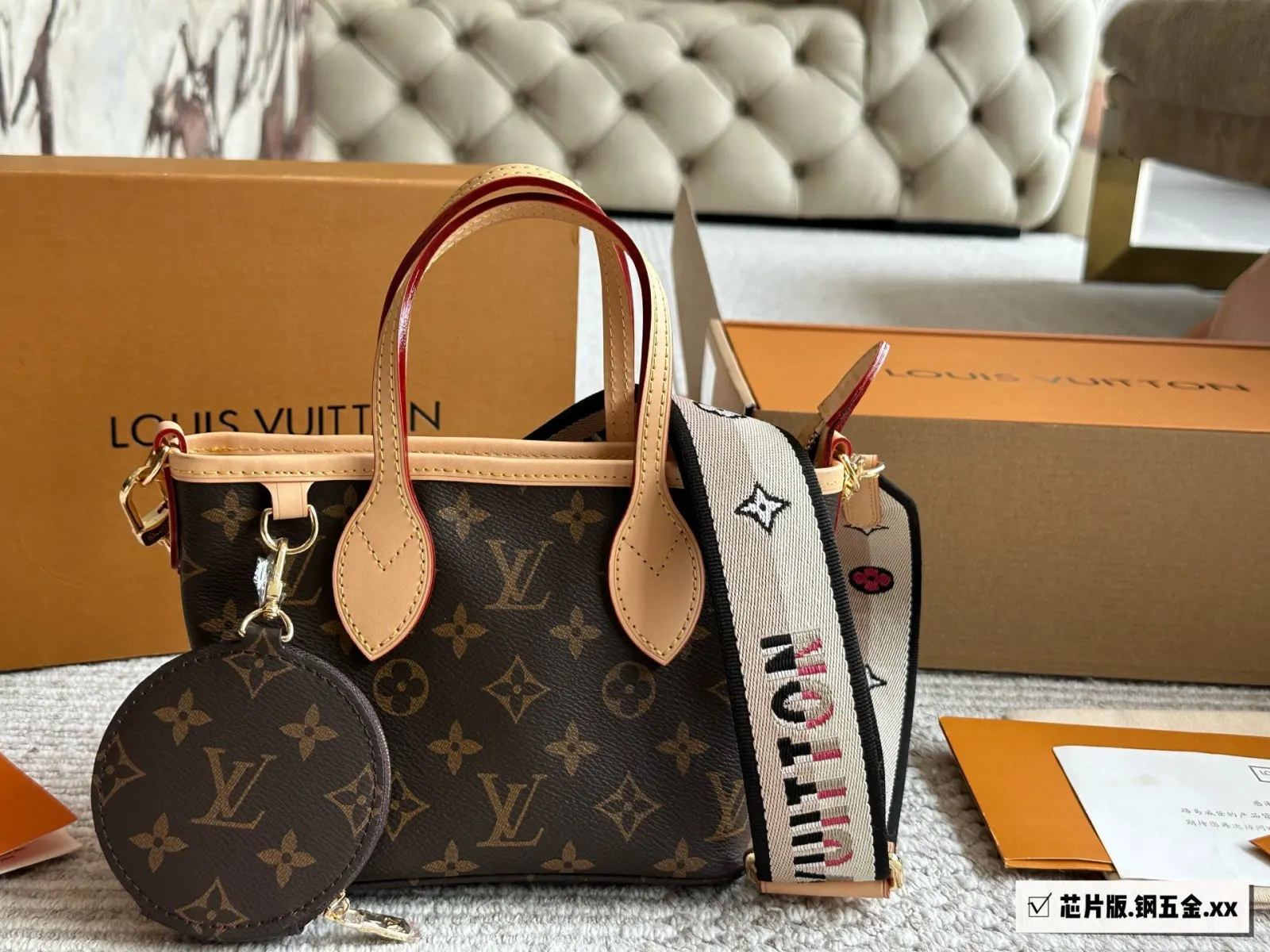 Neverfull 牛皮 手拿包 精致手拿款