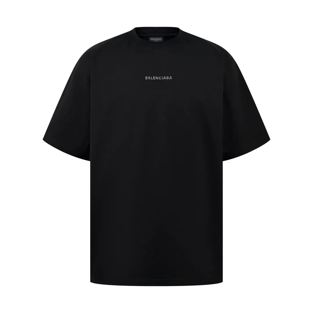 Balenciaga BLCG Cotton Short Sleeve T-Shirt Loose Casual Style