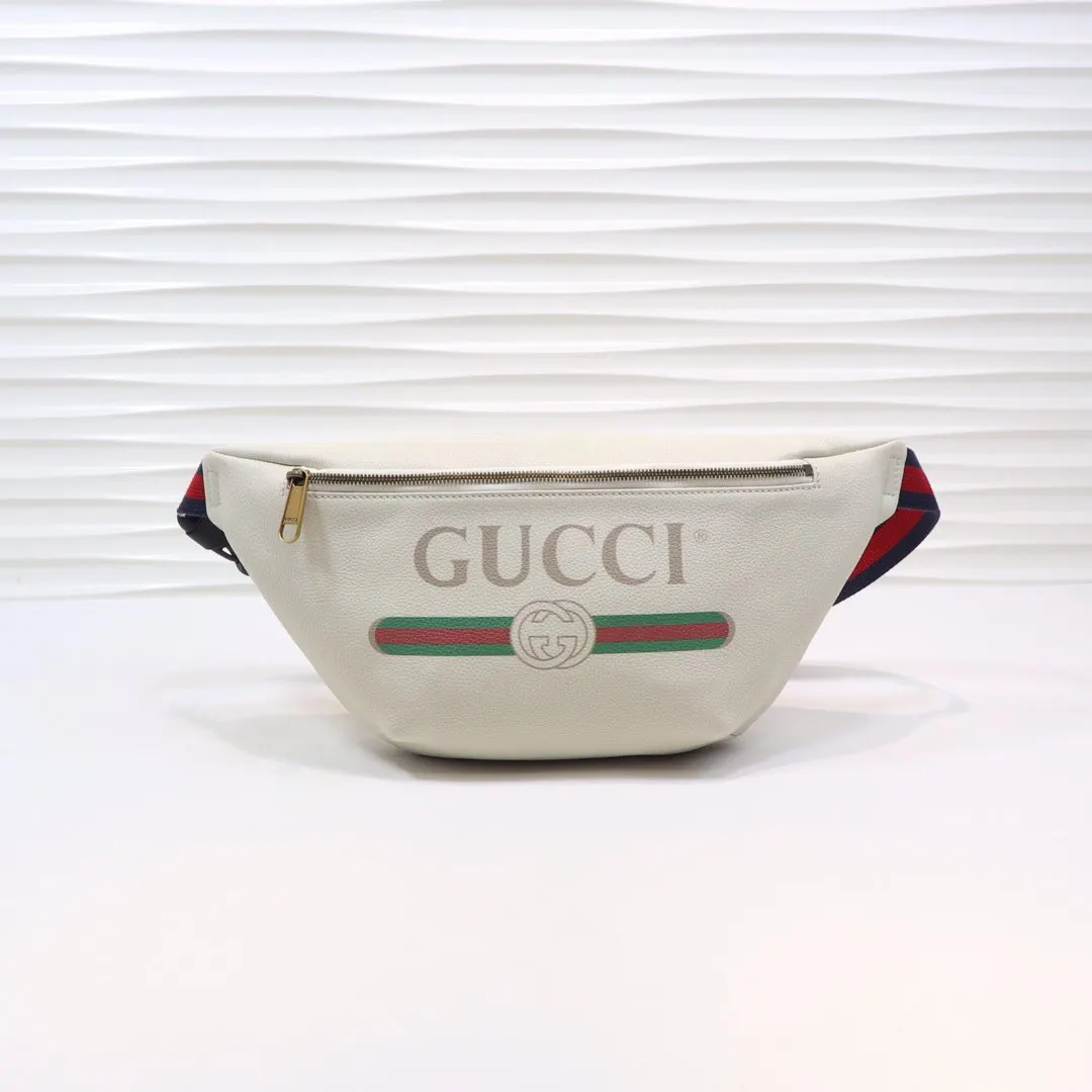 Gucci White Belt Bag Casual
