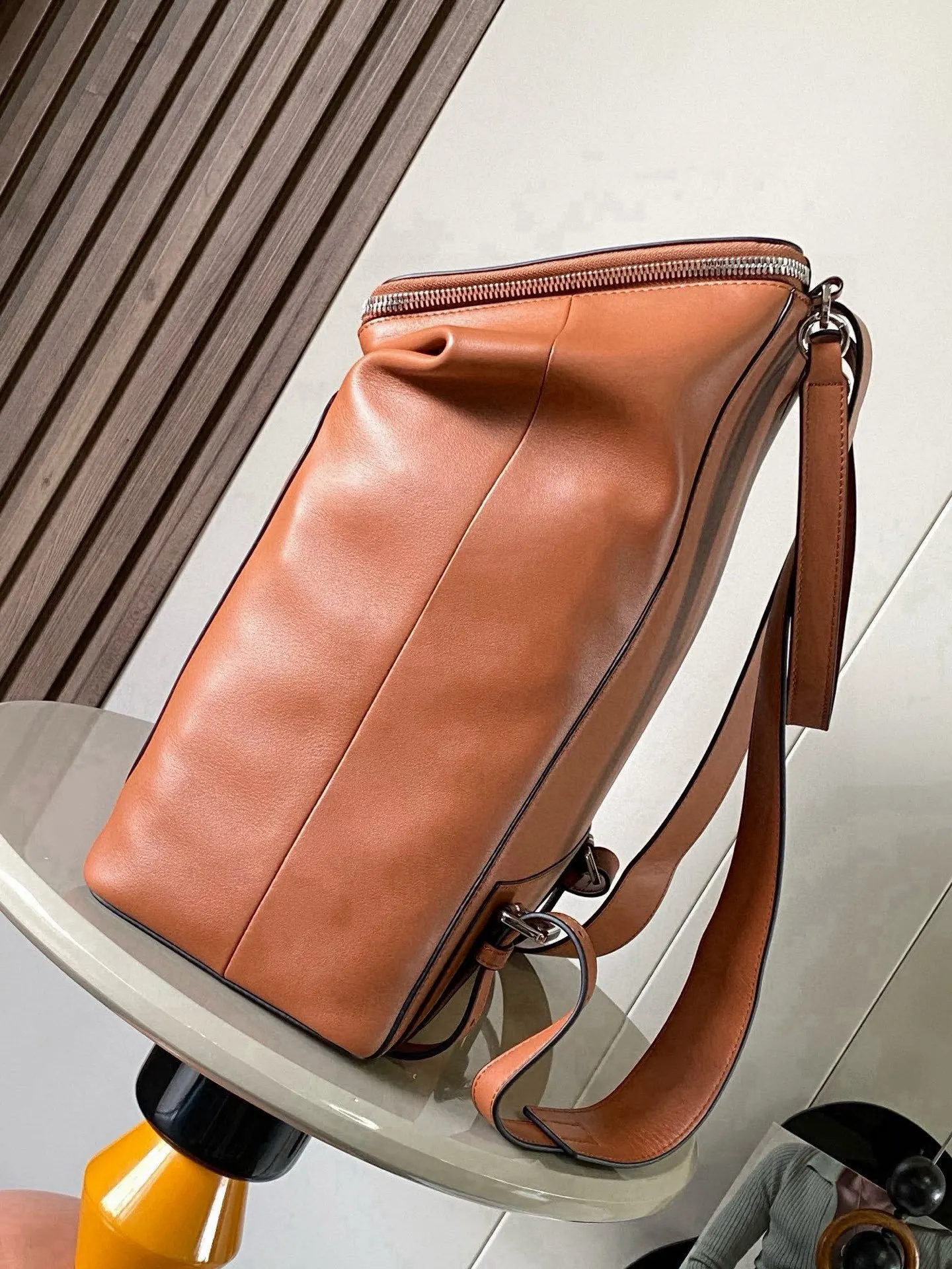 Brown Backpack Leather