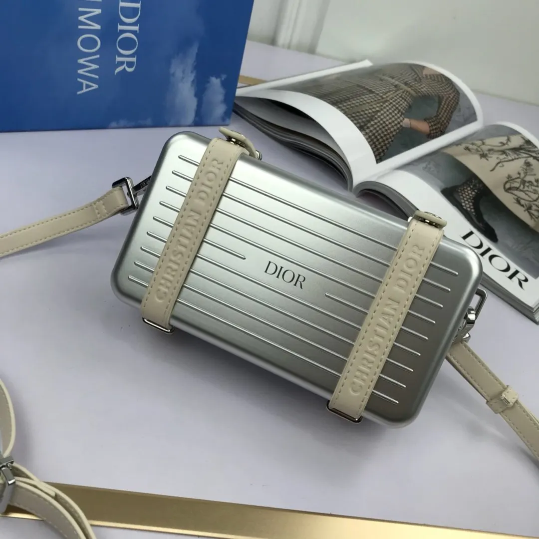 DIOᖇ RIMOWA 聯名限定款小行李 行李箱 旅行拉杆款 輕便出行款
