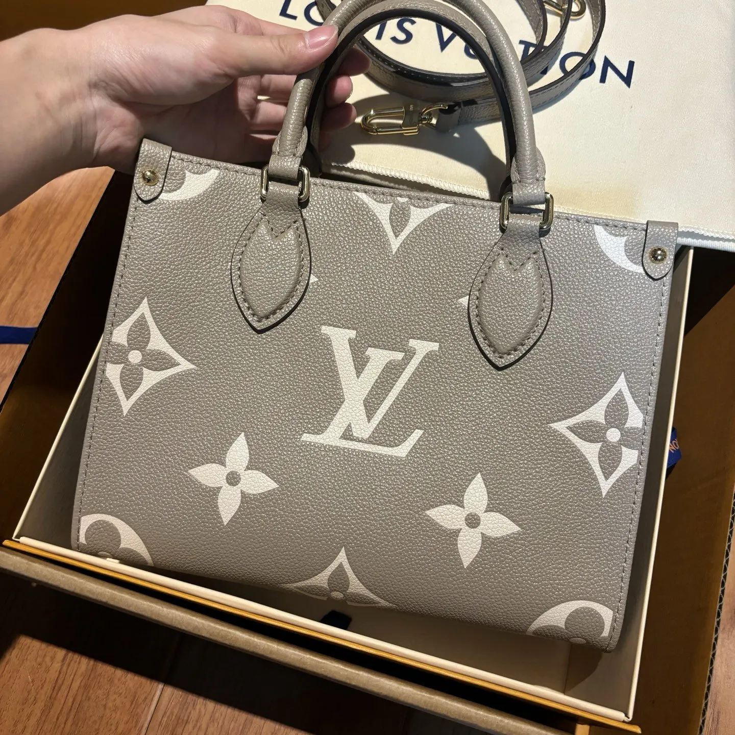Gray Chain Bag