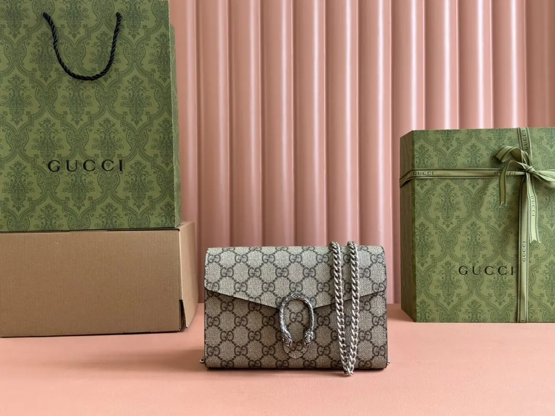 Gucci 牛皮 鏈條包 精致鏈條款