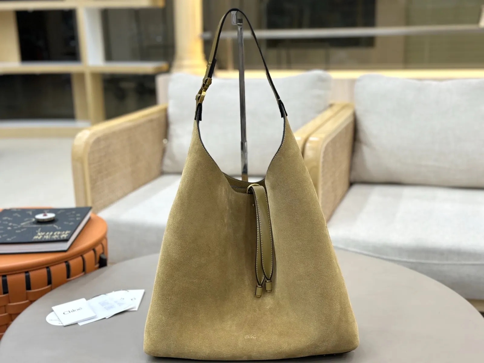 Hobo Shoulder Bag Vintage Leather