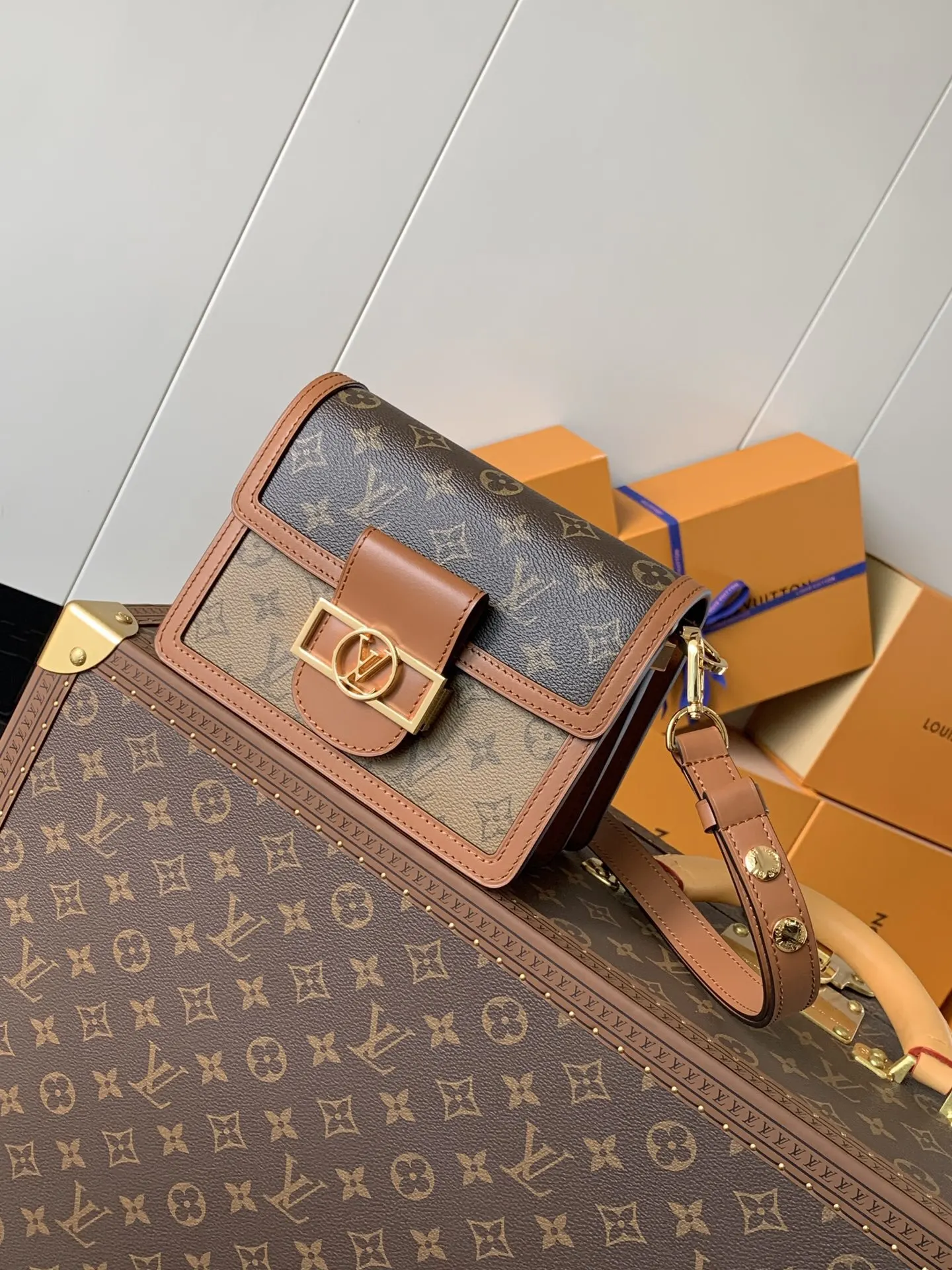 Louis Vuitton Hobo Shoulder Bag Vintage Leather