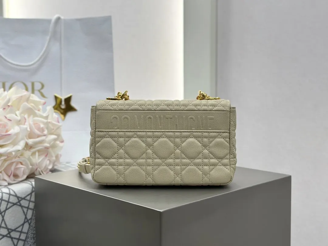 Beige Crossbody Bag Lightweight Leather
