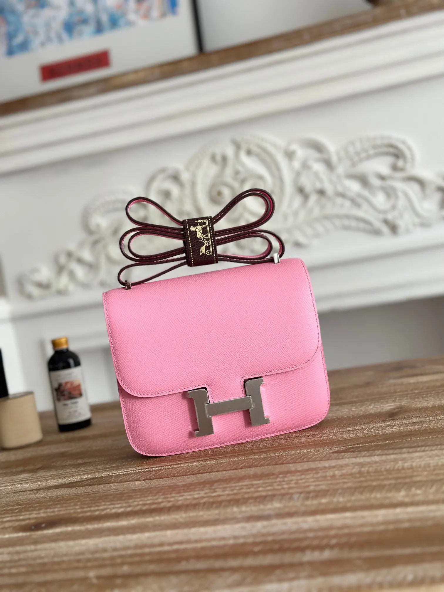 Hermes Crossbody Bag Classic Leather
