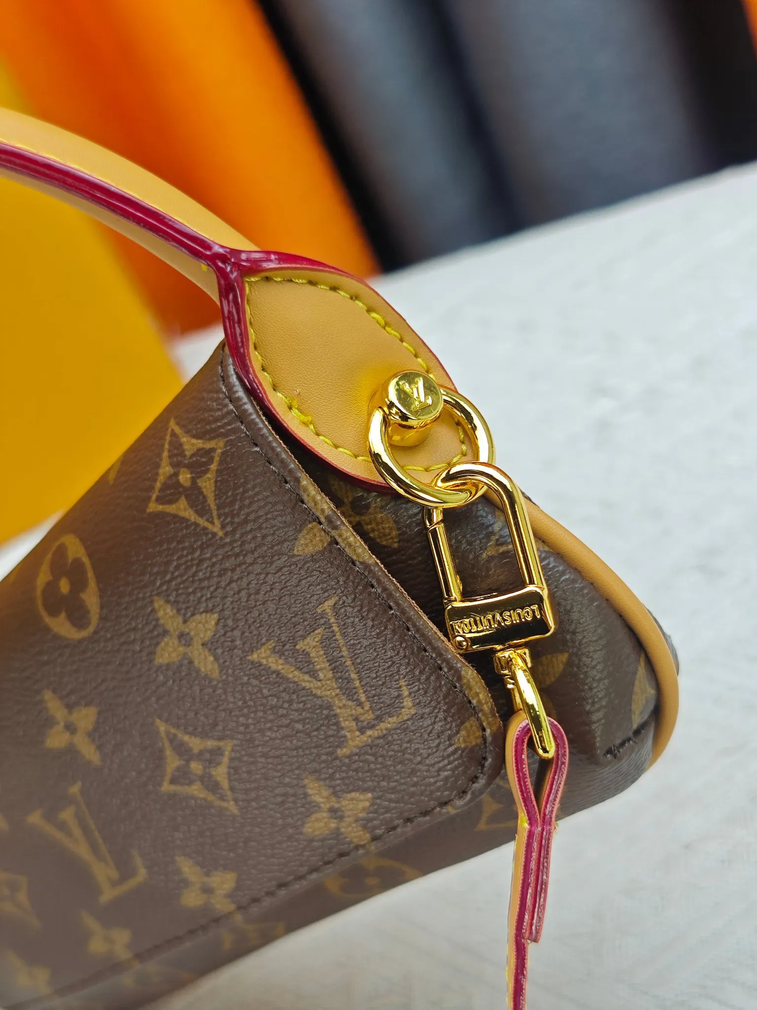 Monogram Hobo Shoulder Bag Vintage