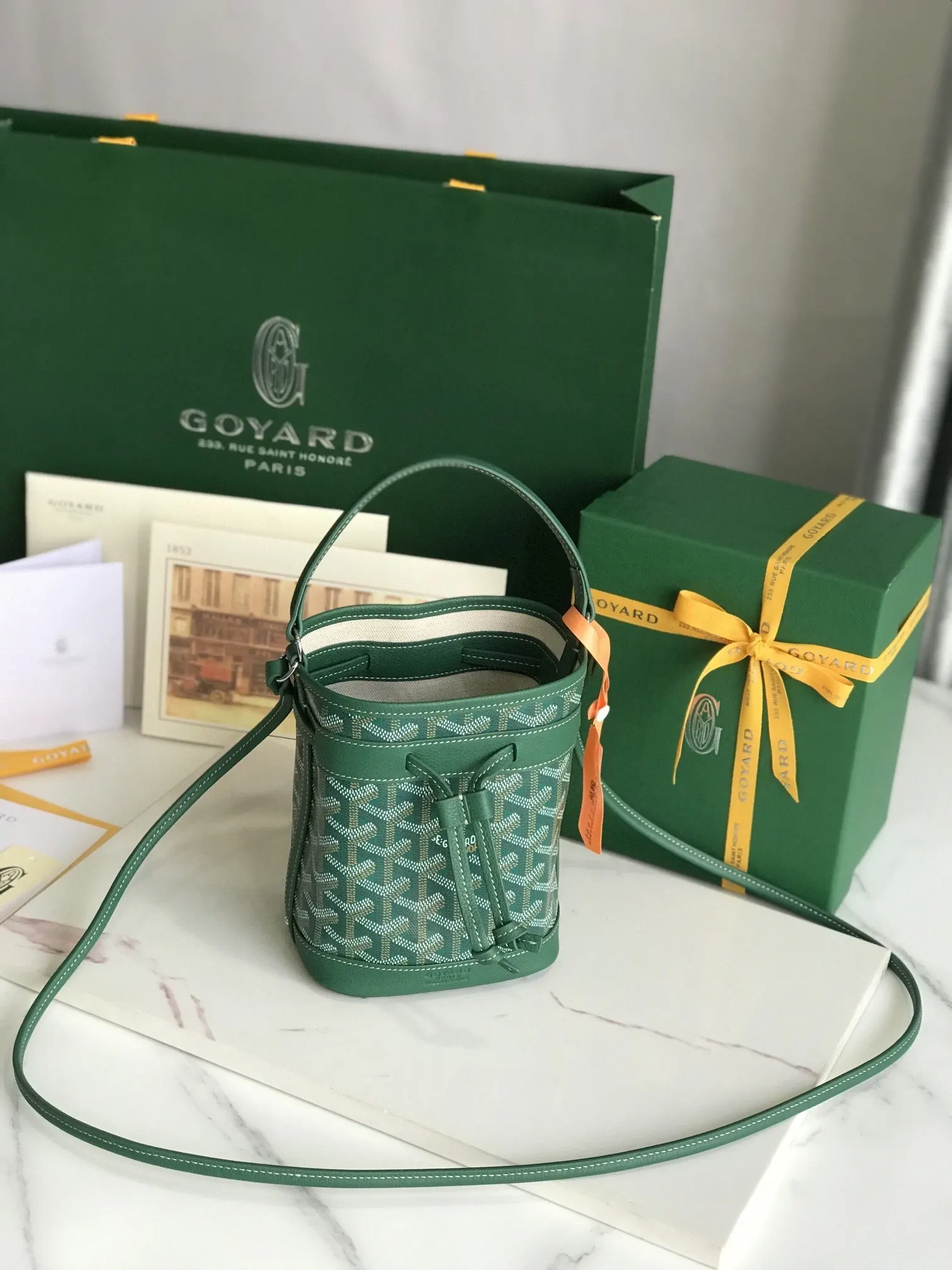 Goyard 皮革 × ×鼎鼎戈雅 水桶包 休閒水桶款