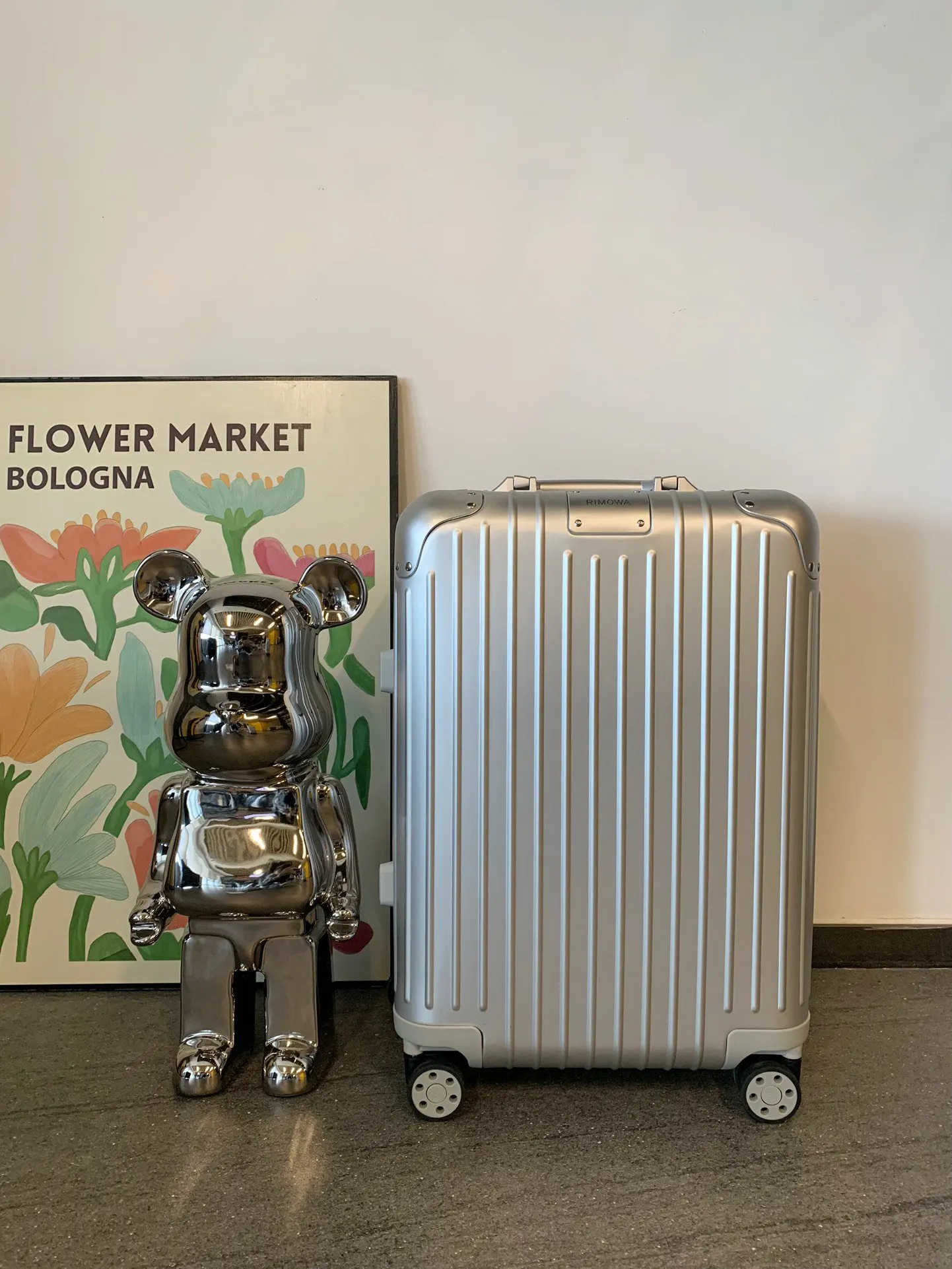 Rimowa Silver Suitcase Travel Lightweight