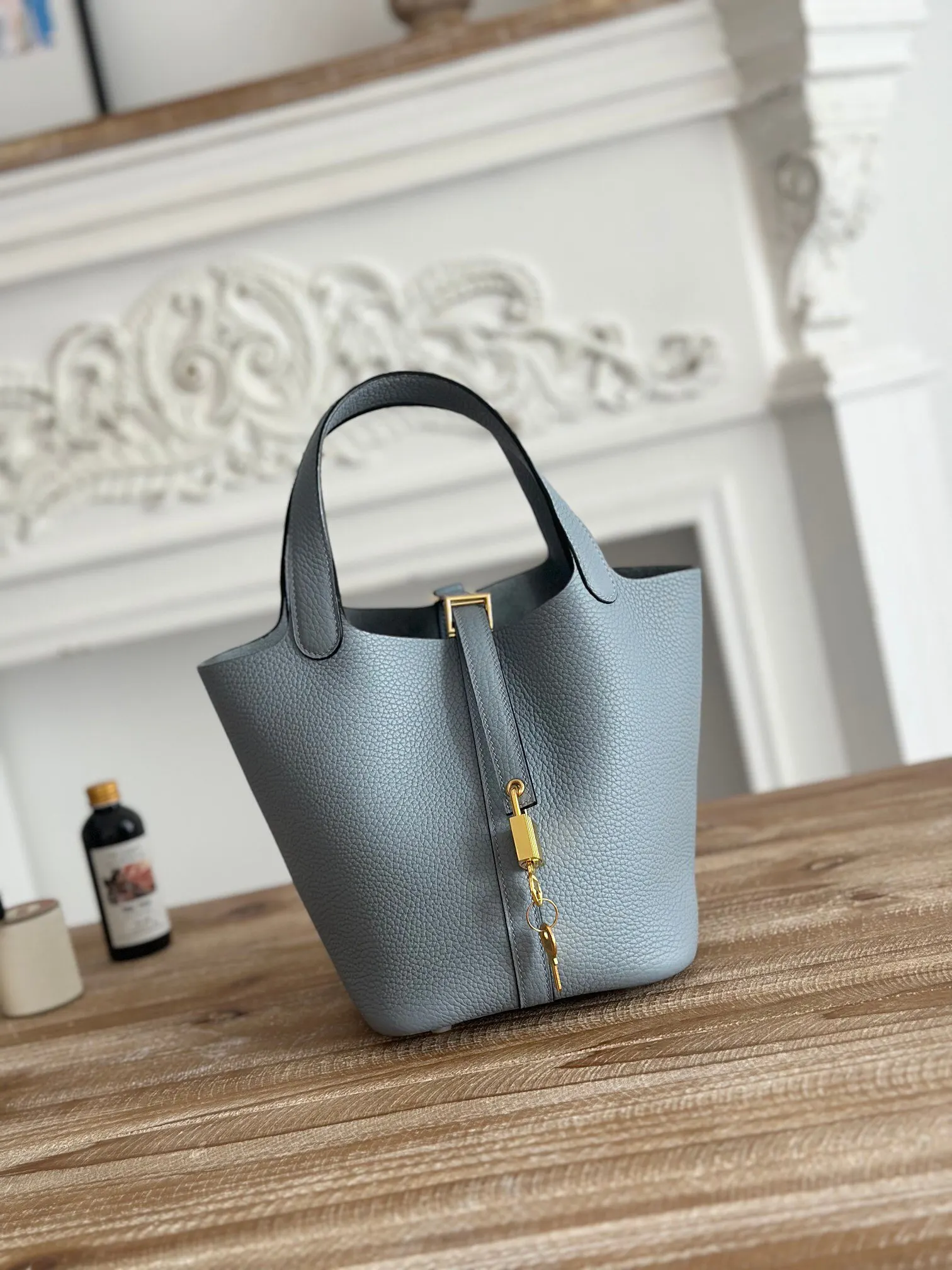 Hermes Top Handle Bag Classic Leather