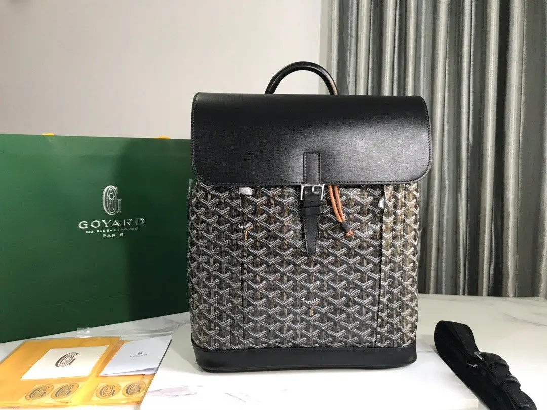 Goyard 黑色 棕色 雙肩包 实用雙肩款